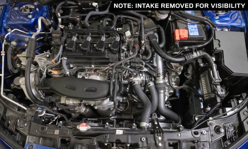 K&N Engineering 77-1022KC K&N 22-24 Honda Civic 1.5L L4 Aluminum Charge Pipe Kit - Gunmetal Gray