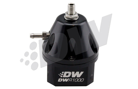DeatschWerks 6-1000-FRB DWR1000 Adjustable Fuel Pressure Regulator - Black