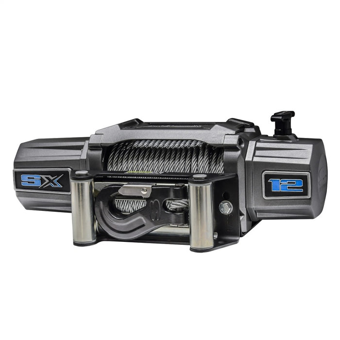 Superwinch 1712200 12000 LBS 12V DC 3/8in x 85ft Wire Rope SX 12000 Winch - Graphite