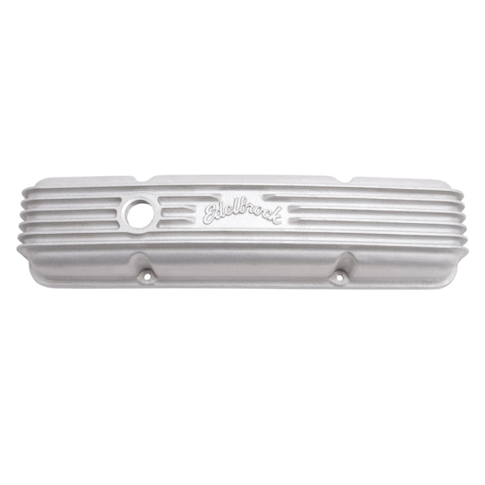 Edelbrock EDE41449 Valve Cover Kit Classic Finned SBC 59-86