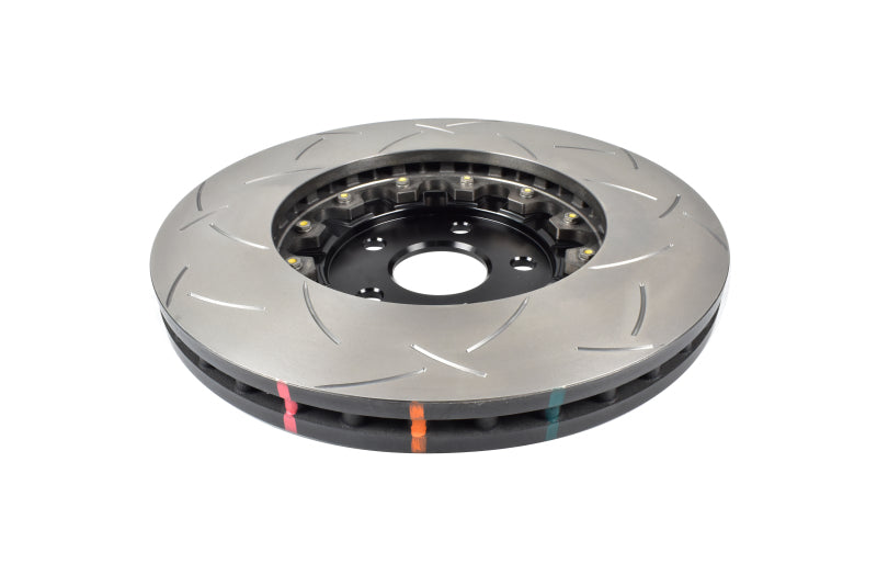 DBA DBA53919BLKS 11-17 Jeep Grand Cherokee Trackhawk (6.2L V8) 5000 Series Slotted Front Brake Rotor w/Black Hat