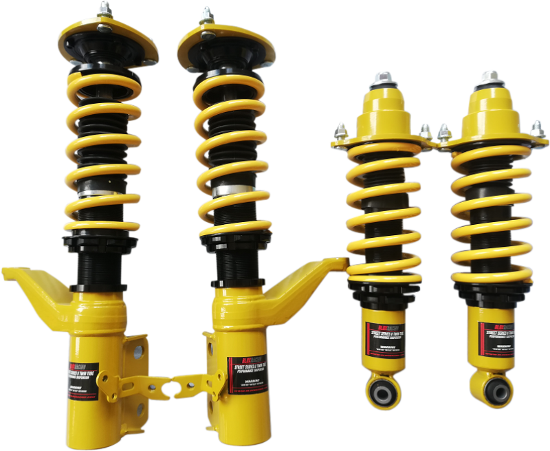 BLOX Racing BXSS-02105 02-05 Rsx/01-05 Civic- Non-Adjustable Damping Street Series II Coilovers