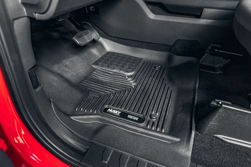 Husky Liners 53388 2017 Ford F-250 Super Duty Crew Cab X-Act Contour Black Front & Rear Floor Liners