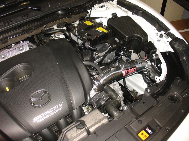 Injen SP6073BLK 14-15 Mazda 6 2.5L 4cyl Black Cold Air Intake w/ MR Tech & Air Fusion