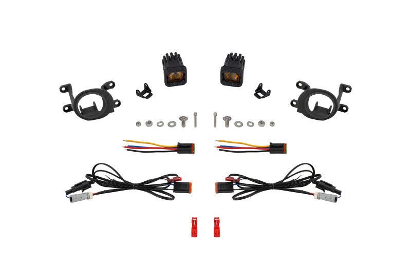 Diode Dynamics DD8290 23-24 Toyota GR Corolla SSC1 LED Fog Light Kit - Yellow SAE Fog
