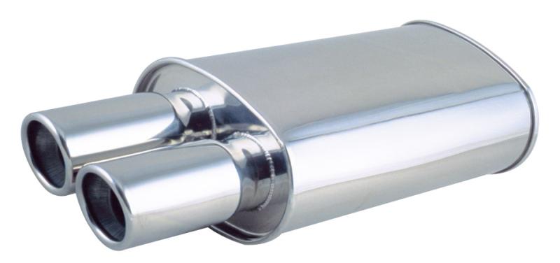 Vibrant 1132 StreetPower Oval Muff 5in x 9in x 15in long body 2.75in in I.D. x 2.75in out Center-Center