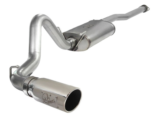 aFe 49-46001-1P MACHForce XP Exhausts Cat-Back SS-409 EXH CB Toyota Tacoma 05-13 V6-4.0L (Pol Tip)