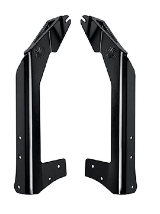 KC HiLiTES 7323 07-18 Jeep JK Overhead Mount Bracket Set (for 50in. Gravity LED Pro6/C-Series LED Lights)