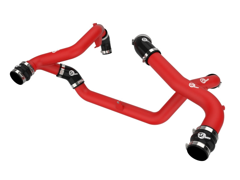 aFe 46-20674-R 22-23 Ford Explorer BladeRunner Aluminum Hot and Cold Charge Pipe Kit - Red