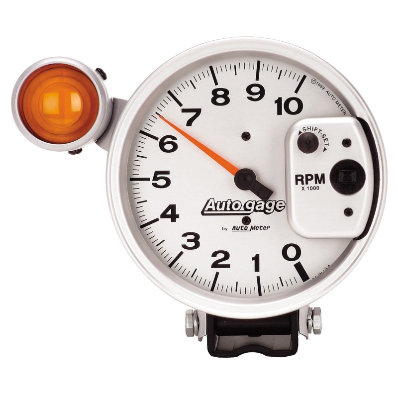 Autometer ATM233911 5in Auto Gauge Tach -10K Silver Face