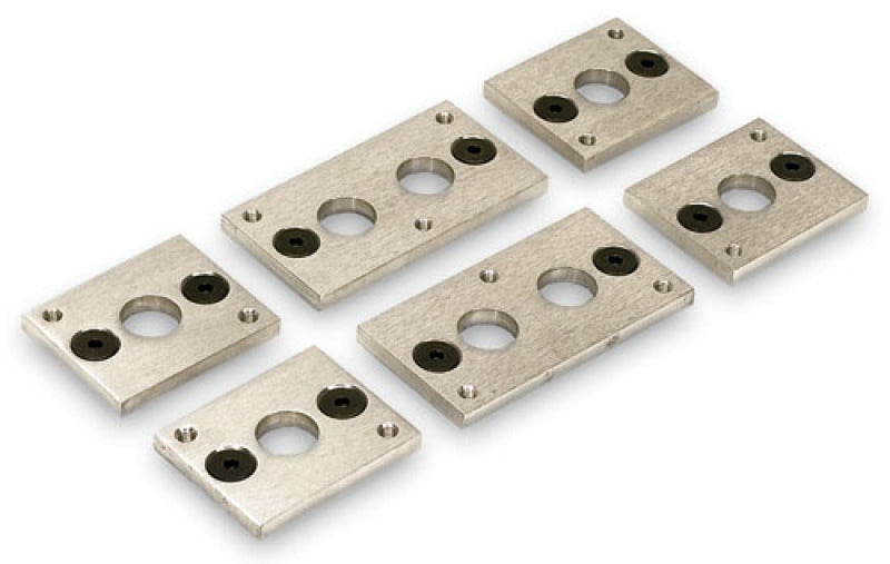 Moroso 67650 Chevrolet Small Block Header Flange Kit - 3/8in - Aluminum Plate