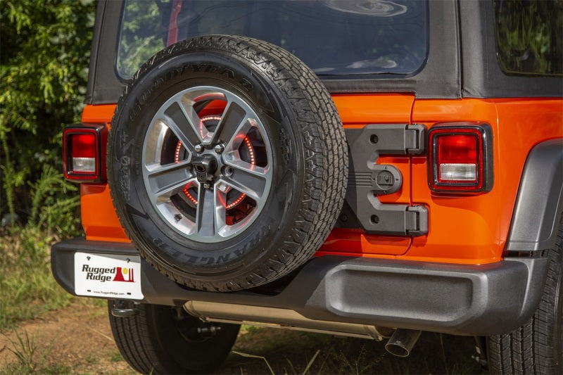 Rugged Ridge 11546.56 Spartacus HD Tire Carrier Hinge Casting 18-20 Jeep Wrangler JL