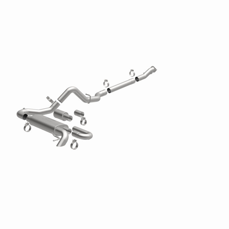 Magnaflow 19559 MagnaFlow 2021 Ford Bronco Overland Series Cat-Back Exhaust w/ Single Straight Driver Exit- No Tip