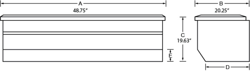 LUND 5548 Lund Universal Challenger Tool Box - Brite