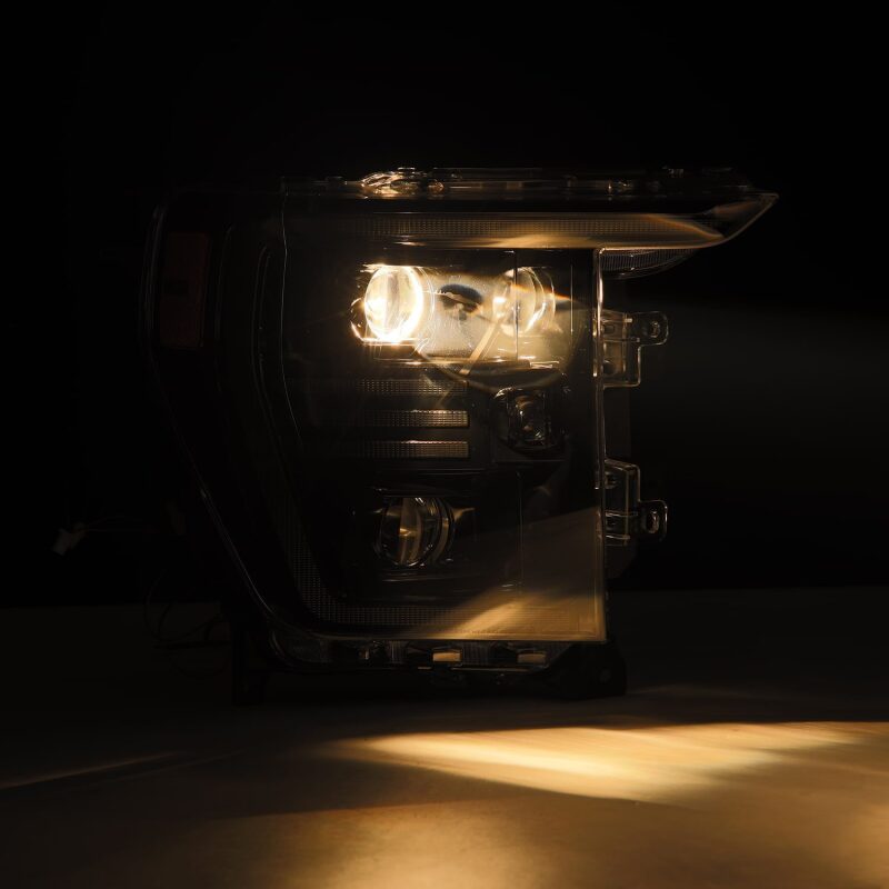 AlphaRex 880294 21-22 Ford F150 PRO-Series Projector headlights Alpha-Black w/Activ Light/Seq Signal