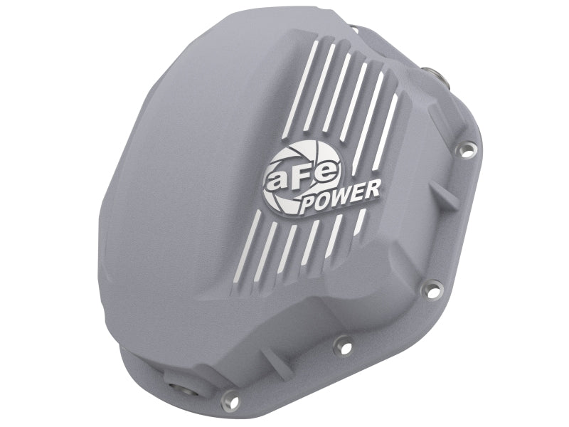 aFe 46-70030 Rear Differential Cover (Raw; Street Series); Dodge Diesel Trucks 94-02 L6-5.9L (td)