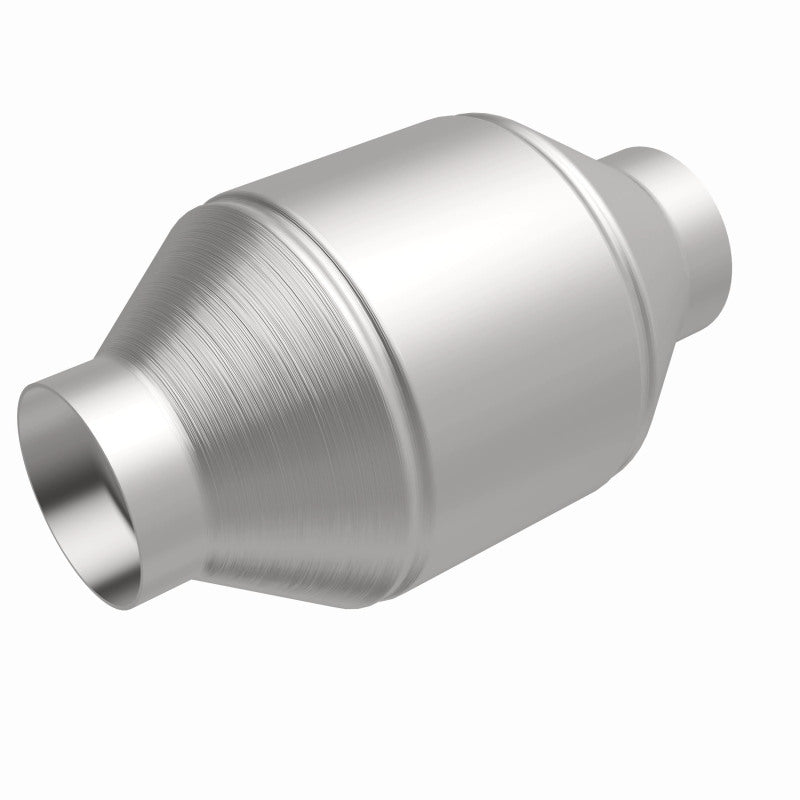 Magnaflow 51656 MagnaFlow Conv Univ 2.5in Inlet/Outlet Center/Center Round 3in Body L x 5in W x 8.75in Overall L