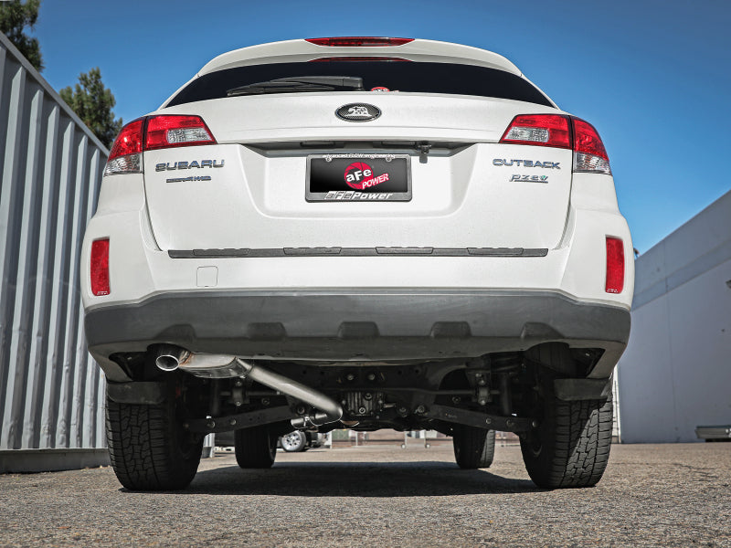 aFe 49-36806 POWER Takeda 2.25 to 2.5in 304SS Cat-Back Exhaust 10-14 Subaru Outback H4-2.5L