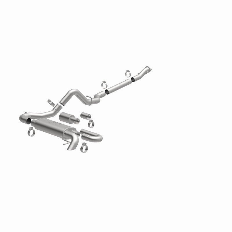 Magnaflow 19559 MagnaFlow 2021 Ford Bronco Overland Series Cat-Back Exhaust w/ Single Straight Driver Exit- No Tip