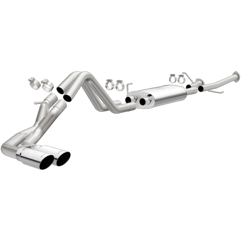 Magnaflow 15306 MagnaFlow 14 Toyota Tundra V8 4.6L/5.7L Stainless C/b Exhaust Dual same side pass. rear tire