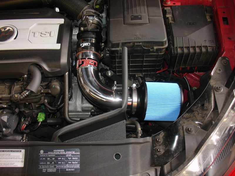 Injen SP3075BLK 10-12 VW MK6 GTI 2.0L TSI Black Short RAM Intake w/ Heat Shield