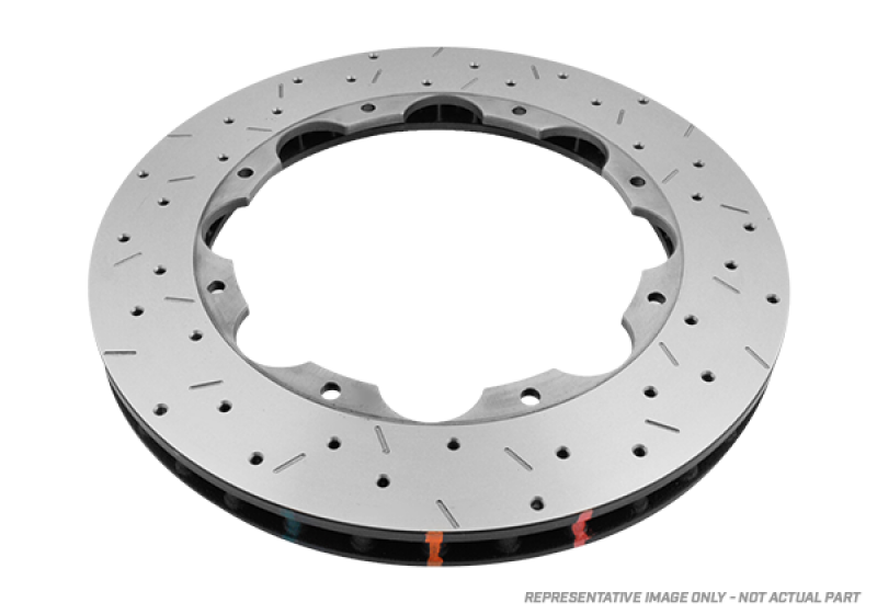 DBA DBA52322.1XS 09+ Nissan GTR R-35 Front Drilled & Slotted 5000 Series Brembo Only Replacement Disc (No hardwar