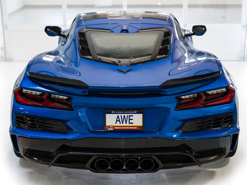 AWE Tuning 3025-43906 AWE 2023 C8 Corvette Z06 SwitchPath Cat-Back Exhaust - Diamond Black Tips