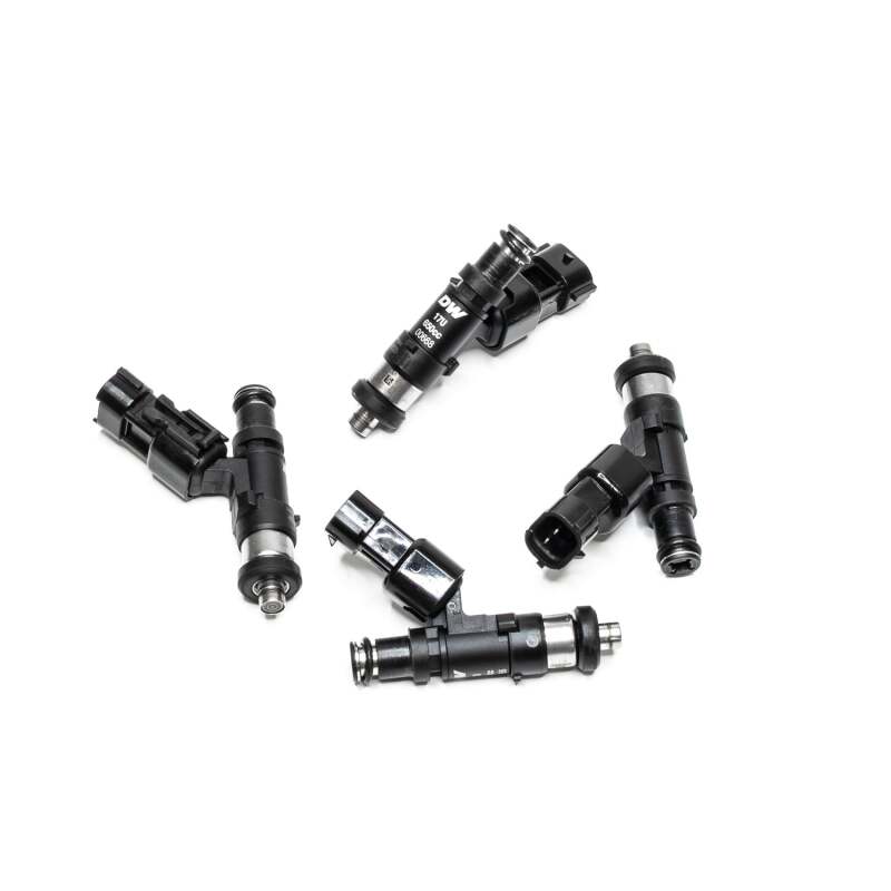 DeatschWerks 17U-07-0650-4 02-14 WRX / 07-15 STi / 07-12 LGT EJ20/EJ25 650cc Top Feed Injectors - Set of 4