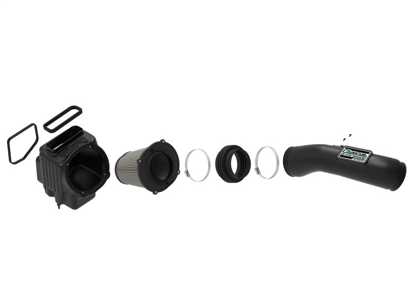 aFe 53-10007D Quantum Pro DRY S Cold Air Intake System 17-18 GM/Chevy Duramax V8-6.6L L5P - Dry