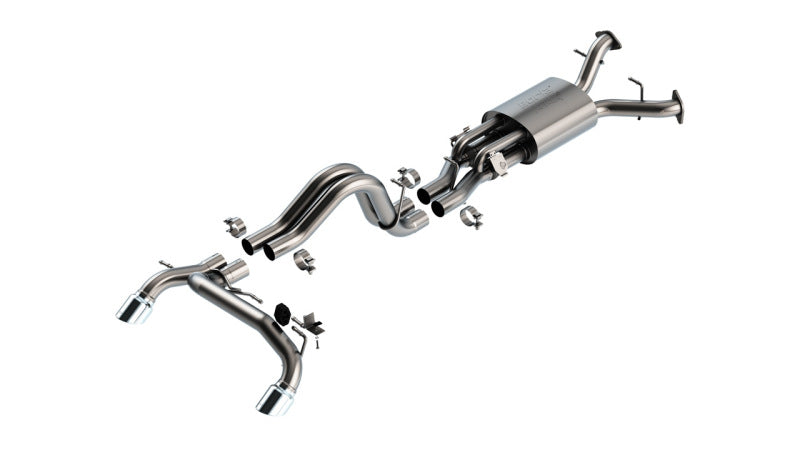 Borla 140934 22-24 Ford Bronco Raptor V6 Turbo AT 2WD / 4WD ATAK Catback Exhaust w/ 4in Chrome Tips