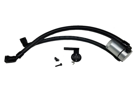 J&L 3036P-C 11-14 Ford F-150/Ford F-150 Raptor 6.2L Passenger Side Oil Separator 3.0 - Clear Anodized