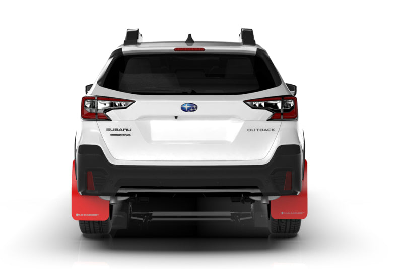 Rally Armor MF66-UR-BLK/GRY 20-25 Subaru Outback Black UR Mud Flap w/Grey Logo