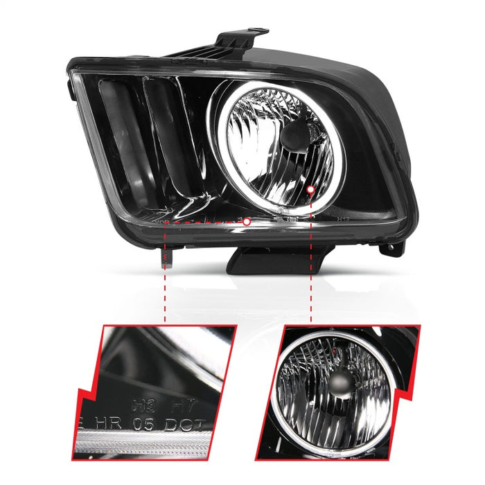 ANZO 121033 ANZ Crystal Headlights