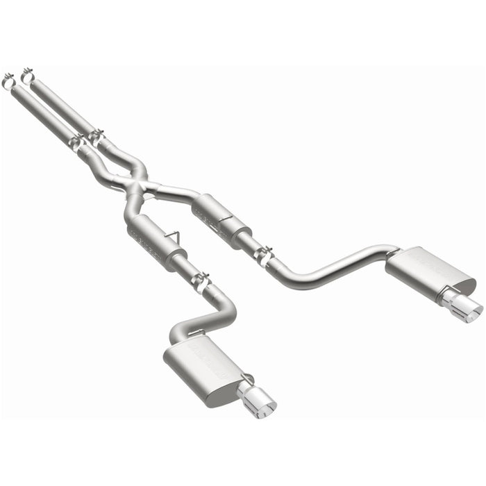 Magnaflow 15494 MagnaFlow 11-12 Dodge Charger SRT-8 Hemi Dual Split Rear Exit Stainless Cat-Back Performance Exhaust