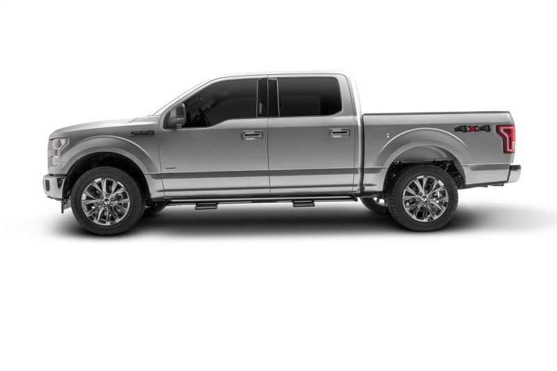 N-Fab F154RKRCCS4 RKR Step System 15-17 Ford F-150 SuperCrew - Tex. Black - 1.75in