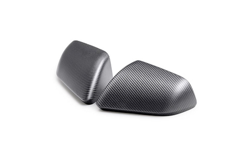 Ford Racing M-17740-MM 24-25 Mustang (w/o Turn Signals) Carbon Fiber Mirror Skull Caps - Matte