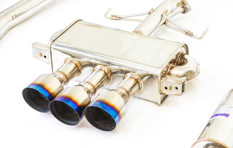 Invidia HS17CTRFQ33ST 17-19 Honda Civic Type R Q300 Triple Titanium Tip Cat-back Exhaust