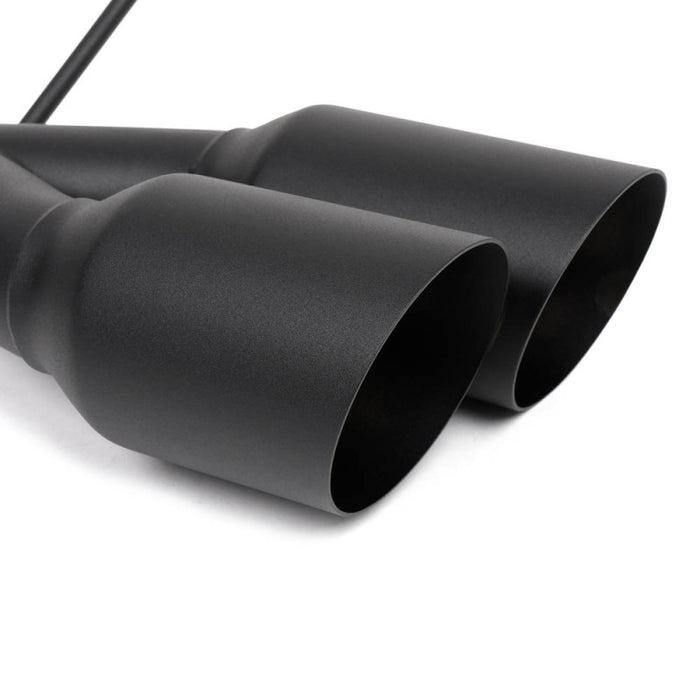 BLOX Racing BXEX-51106-BK 2022+ WRX Muffler Delete / Axle Back Single Wall 4in - Matte Black Tips