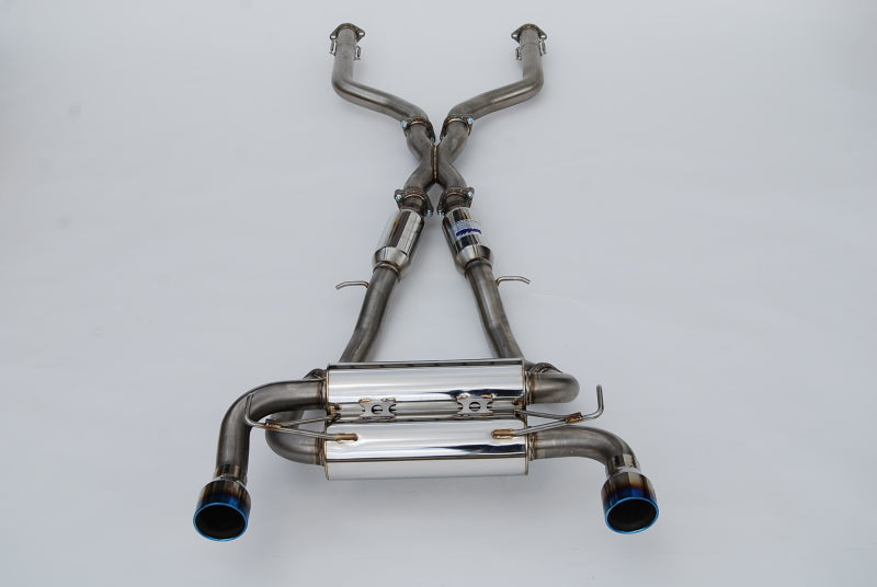 Invidia HS22N4Z7GM1RTL 2022+ Nissan Z 70mm Gemini Cat Back Exhaust - Rolled TI Tips