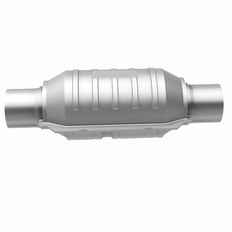 Magnaflow 99209HM MagnaFlow Conv Univ 3in Inlet/Outlet Center/Center Round 9in Body L x 5.125in W x 13in Overall L