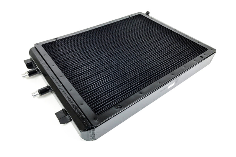 CSF 8075V 2014+ BMW M3/M4 (F8X) Front Mount Heat Exchanger w/Rock Guard - Black