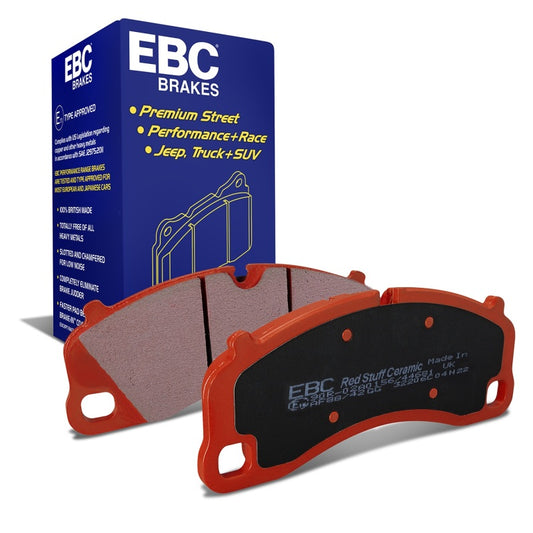 EBC DP32206C 2016+ Porsche 911 (991/992) Carrera S 3.0TT (Cast Iron Rotor Only) Redstuff Front Brake Pads