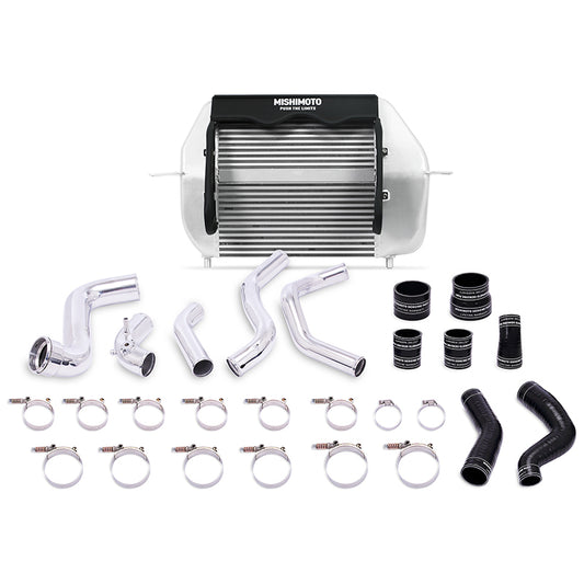 Mishimoto MMINT-F150-11KPSL 2011-2014 Ford F-150 EcoBoost Silver Intercooler w/ Polished Pipes