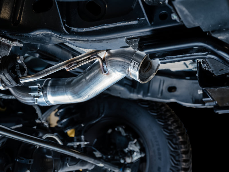 AWE Tuning 3015-21000 2021+ Ford Bronco 0FG Exhaust (No Tips) w/ Bash Guard