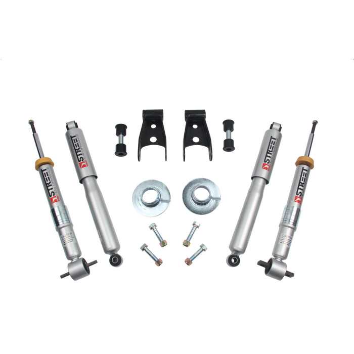 Belltech 1002SP 15-17 Ford F-150 +1in to -3in Front 2in Rear Lowering Kit