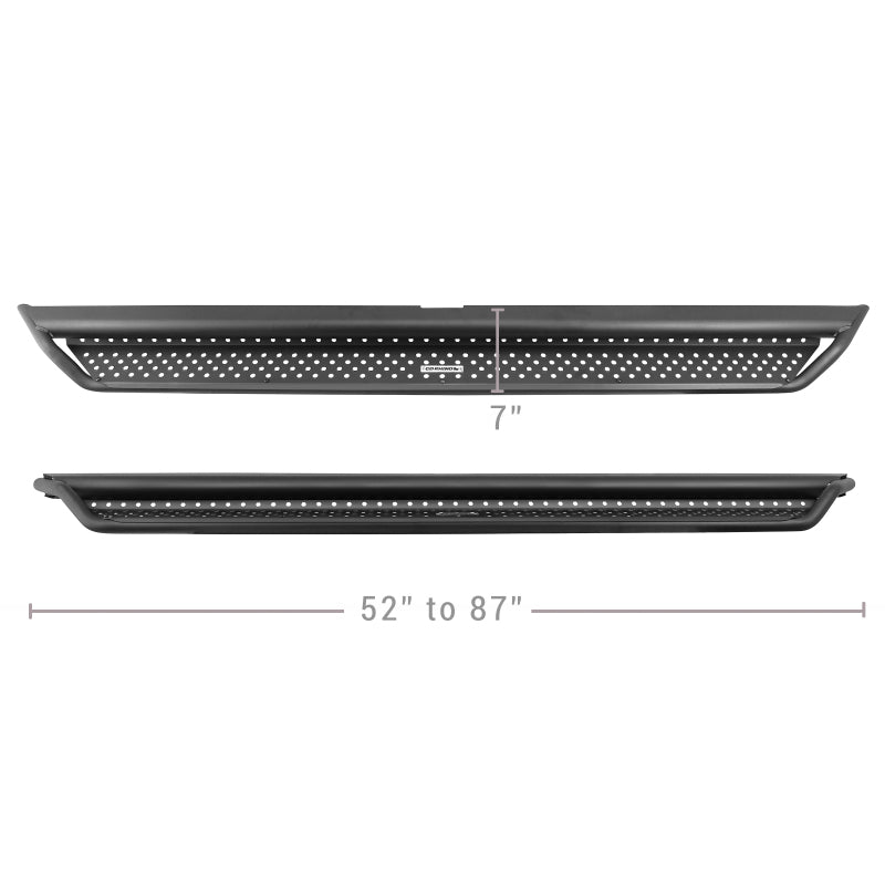 Go Rhino D10080T Dominator Extreme D1 Side Steps - Tex Blk - 80in