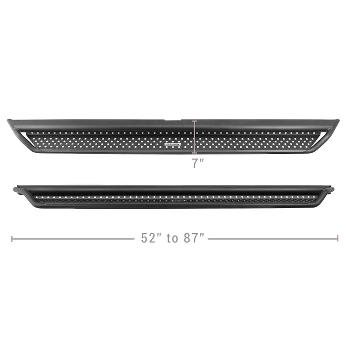 Go Rhino D10073T Dominator Extreme D1 Side Steps - Tex Blk - 73in