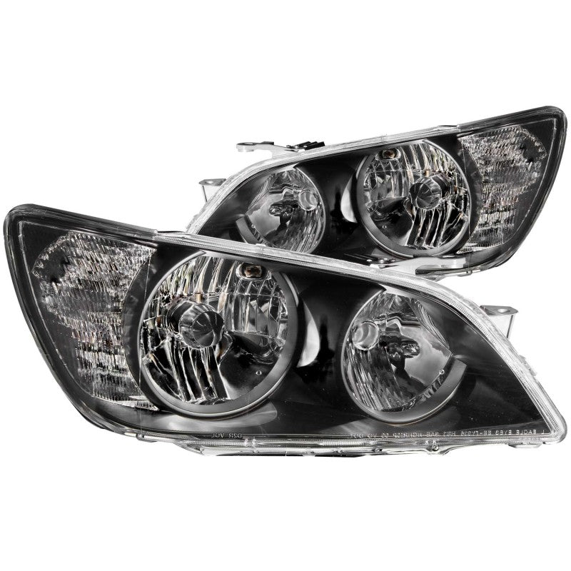 ANZO 121210 01-05 Lexus IS300 Crystal Headlights Black