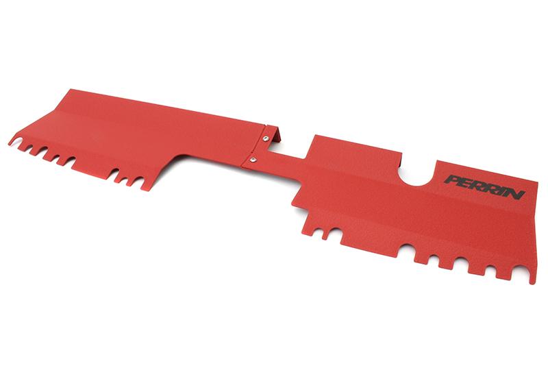 Perrin Performance PSP-ENG-512RD PERRIN 15-21 Subaru WRX/STI Radiator Shroud (With/Without OEM Intake Scoop) - Red