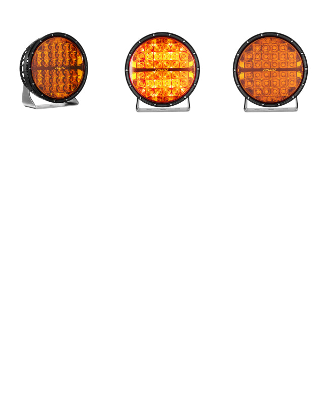 Rigid Industries 36522 360-Series 9in LED Off-Road Spot Beam - Amber